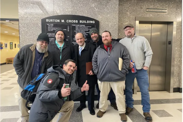 AFSCME 2089 in Augusta to support LD 2067 last week.