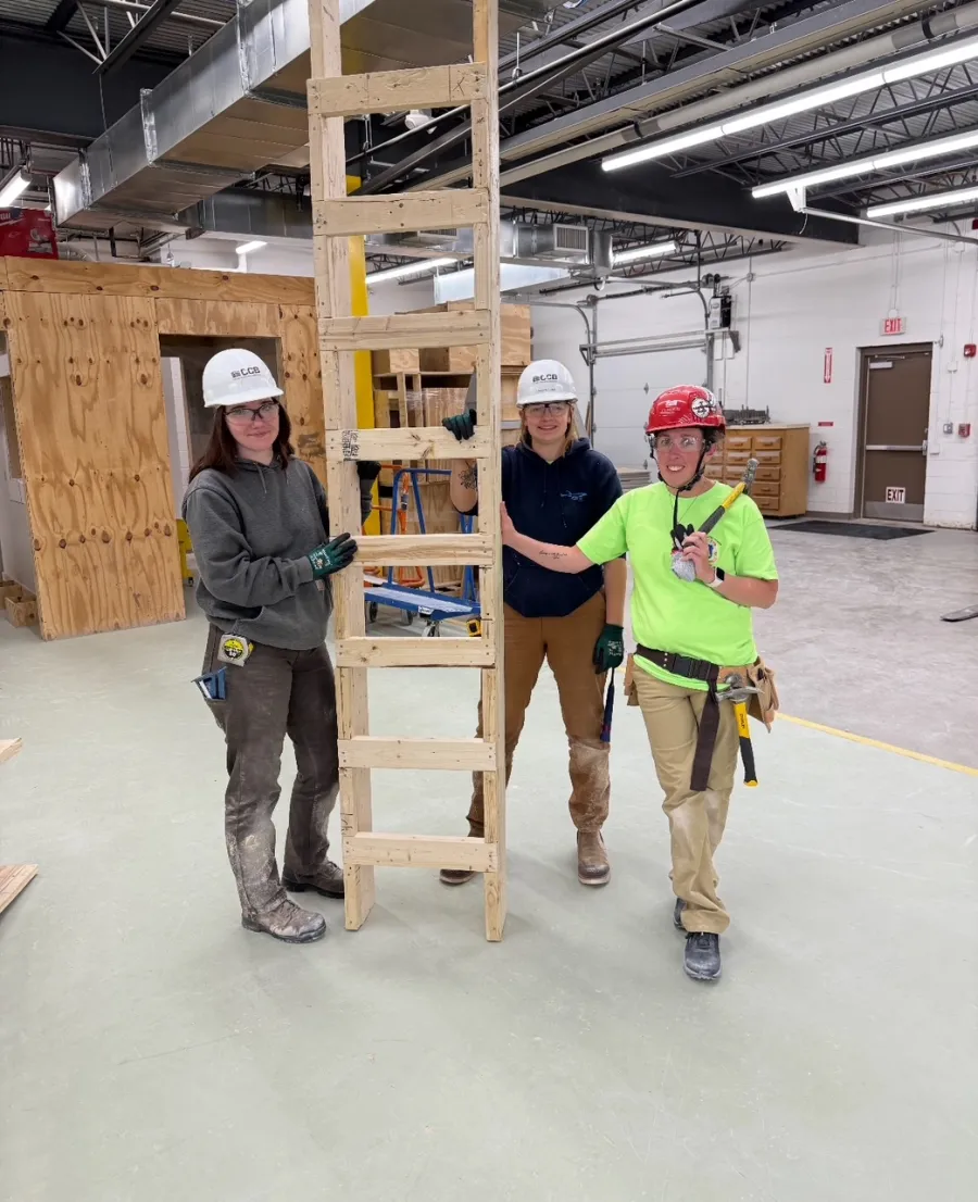 Union Construction Academy graduates training